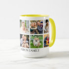 Family Photo Collage - Choose Your Colour Large