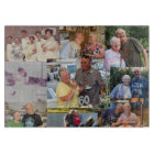 Family Photo Collage  Cutting Board med size