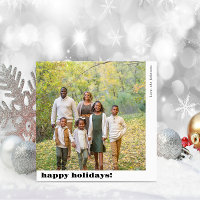 Family Photo Collage Happy Holidays