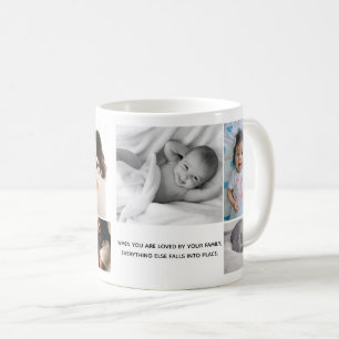 Family Photo Collage Inspiring Message For Her Coffee Mug