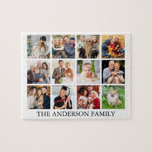 Family Photo Collage Jigsaw Puzzle