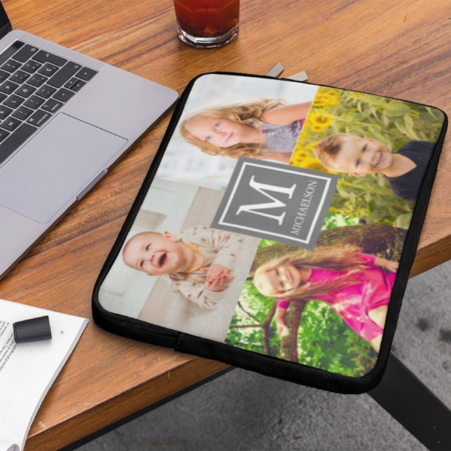 Family Photo Collage Laptop Sleeve (Creator Uploaded)