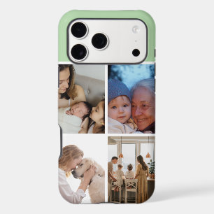 Family Photo Collage light green 4 Picture