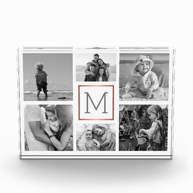 Family Photo Collage Monogram (Front)