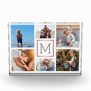 Family Photo Collage Monogram