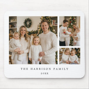 Family Photo Collage Mouse Mat