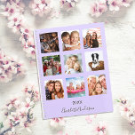 Family photo collage name script monogram 2025 planner<br><div class="desc">Make your own unique family photo collage as a gift for your mum, wife or yourself. Use four, 9 of your favourite photos of your family, friends, dream travel destination or pet! Personalise and add a name and a year. The name is written with a modern hand lettered style script....</div>