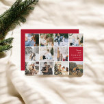 Family Photo Collage Peace Love Joy Christmas Holiday Card<br><div class="desc">**Introducing Our Personalised Peace, Love, and Joy Christmas Card: Share the Magic of the Season** This holiday season, spread the warmth and joy of Christmas with our Personalised Peace, Love, and Joy Christmas Card. This beautifully designed card features a heartwarming 11-square photo collage layout, allowing you to share your family's...</div>