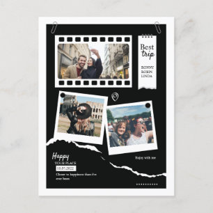 Family Photo Collage Postcard