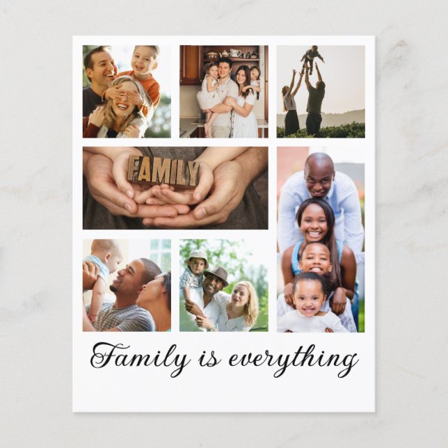 Family photo collage reunion perfect gift (Front)