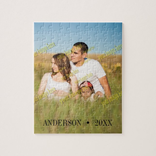Family Photo 🧩✨ Custom Budget-Friendly Fun Jigsaw Puzzle (Vertical)