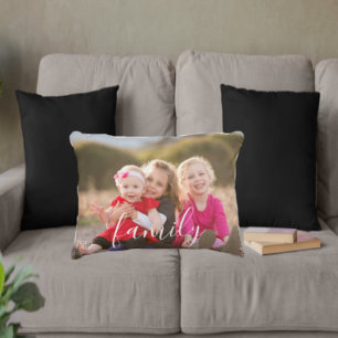 Family Photo Decorative Cushion