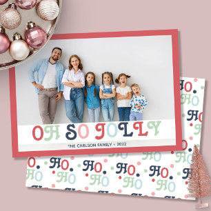 Family Photo Festive Christmas Holiday Card