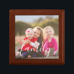 Family Photo Gift Box<br><div class="desc">Family photo personalised gifts. Photo credit Photography © Storytree Studios,  Stanford,  CA.</div>