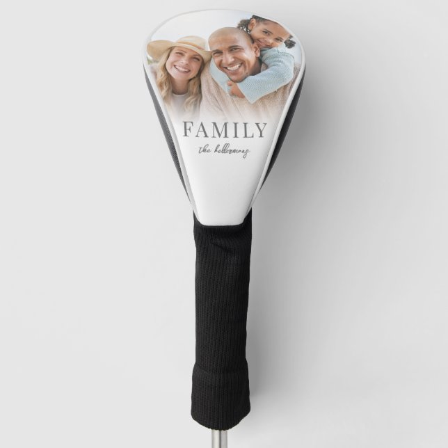 Family Photo Golf Head Cover (Front)