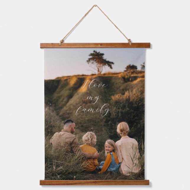 Family Photo Hanging Tapestry (Front)