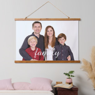 Family Photo Hanging Tapestry