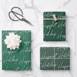Family Photo Happiest Christmas Holiday Wrapping P Wrapping Paper Sheet<br><div class="desc">Spread holiday cheer with this festive holiday Wrapping Paper Sheets</div>