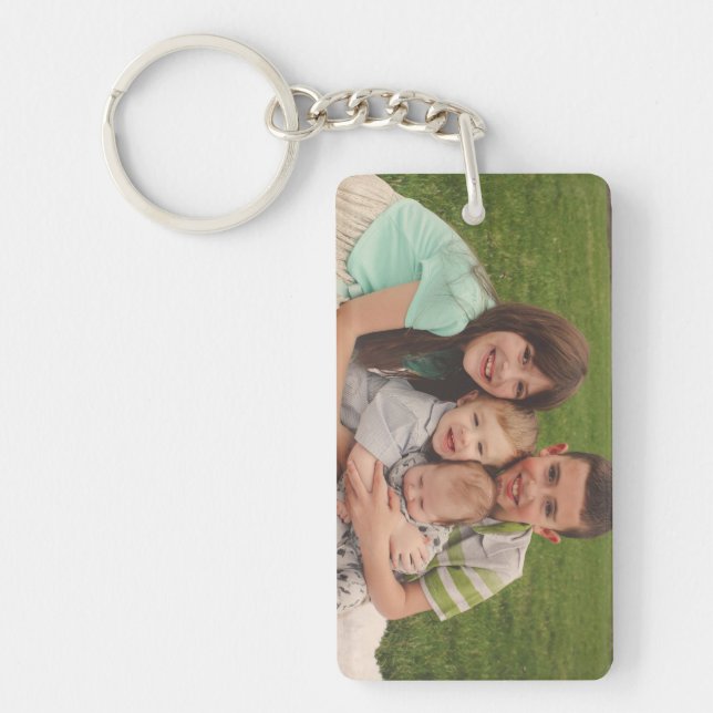 Family Photo Keepsake Key Ring (Front)