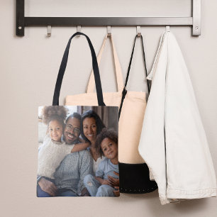 Family photo kids children tote bag