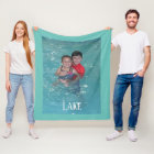 Family Photo Kid's Customised Fleece Blanket