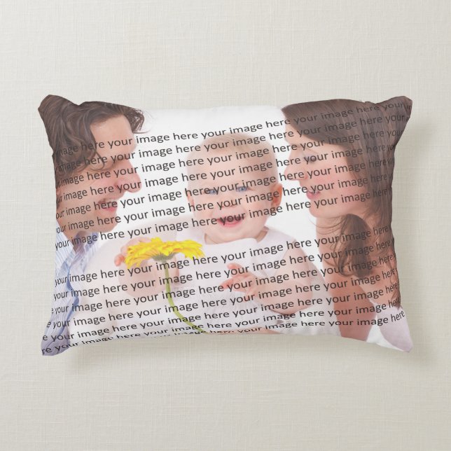 FAMILY Photo ✨ Lovely Custom  Decorative Cushion (Front)