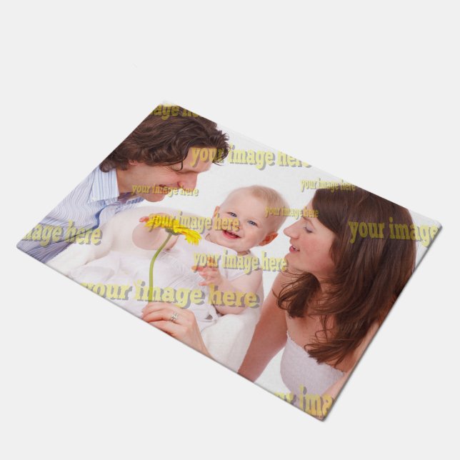 FAMILY Photo ✨ Lovely Custom  Doormat (Angled)