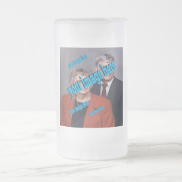 FAMILY Photo ✨ Lovely Custom  Frosted Glass Beer Mug