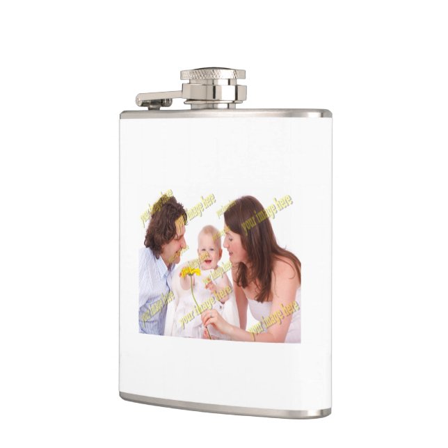 FAMILY Photo ✨ Lovely Custom  Hip Flask (Left)