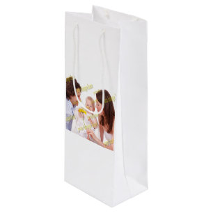FAMILY Photo ✨ Lovely Custom  Wine Gift Bag