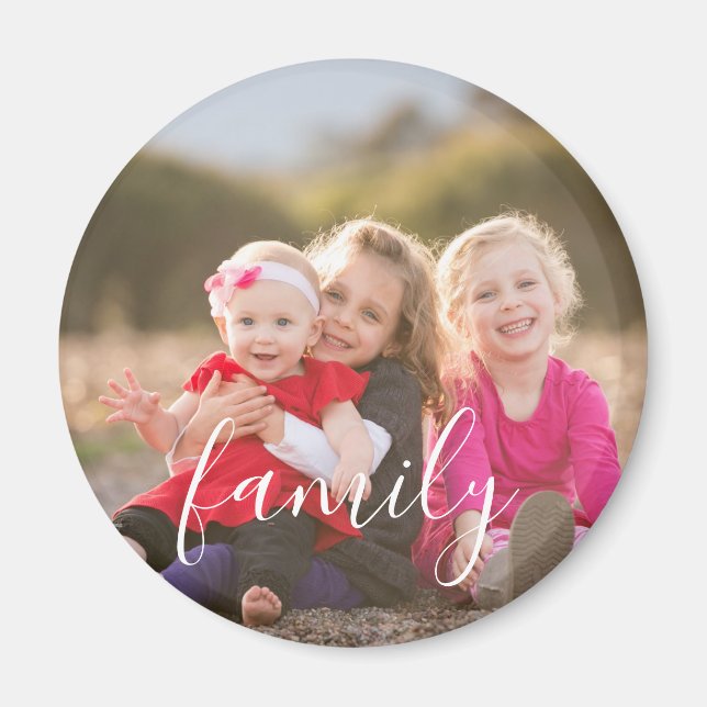Family Photo Magnet (Front)