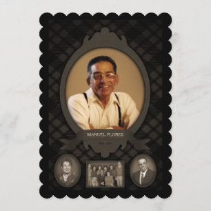 family photo memorial announcements