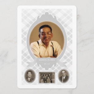 family photo memorial announcements