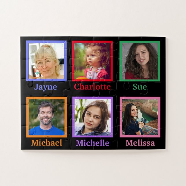 Family Photo Memory Aid Dementia 30 Piece Jigsaw Puzzle (Horizontal)