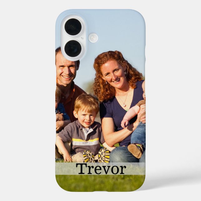 Family Photo Mobile Phone Case (Back)