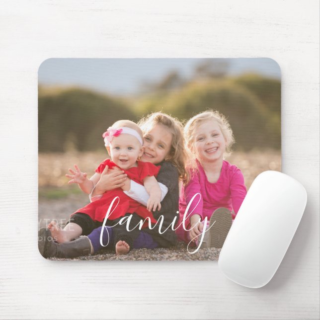 Family Photo Mouse Mat (With Mouse)