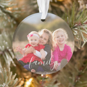 Family Photo Ornament