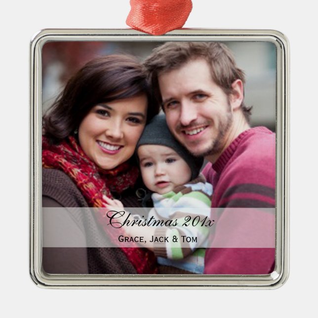 Family Photo Ornaments (Front)