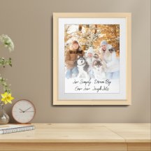 Family Photo Overlay Custom Quote 