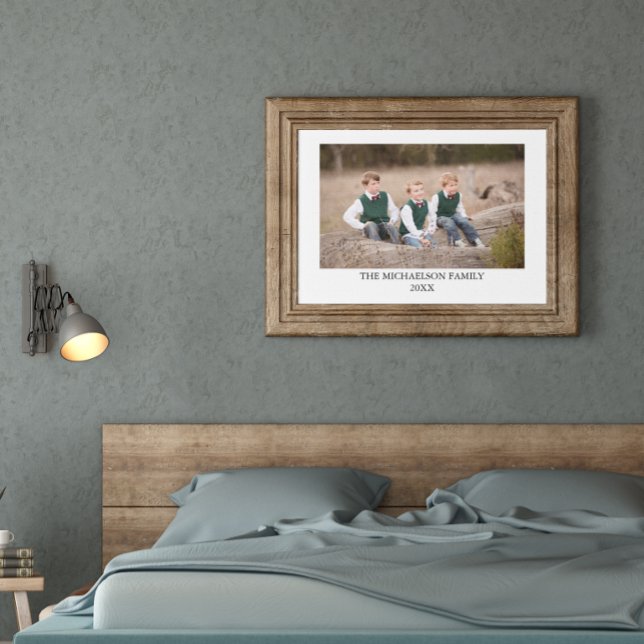 Family Photo Personalised Canvas Print (Creator Uploaded)