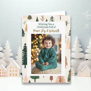 Family Photo    Personalised Christmas Tree Card