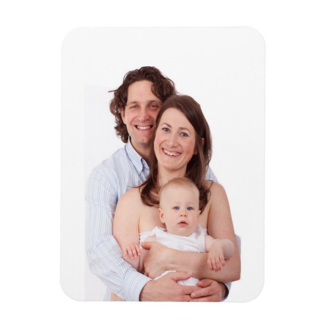  Family Photo Personalised Magnet (Vertical)