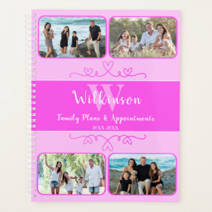 Family Photo Personalised Plan And Appointment Planner