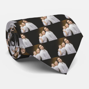 Family Photo Personalized Collage Tie