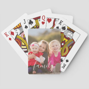 Family Photo Playing Cards