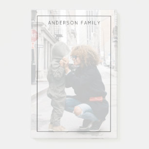 Family Photo Post-it Notes