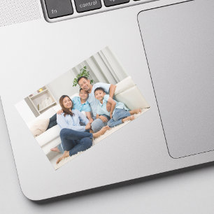 Family Photo Rectangular Sticker