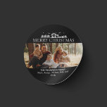 Family Photo Simple Nativity Religious Christmas Classic Round Sticker<br><div class="desc">Introducing our Family Photo Simple Nativity Religious Christmas Classic Round Sticker, a heartfelt and meaningful way to add a touch of faith and love to your holiday correspondence. These stickers are more than just decorative; they convey the timeless message of the nativity and the birth of Baby Jesus. Customised with...</div>