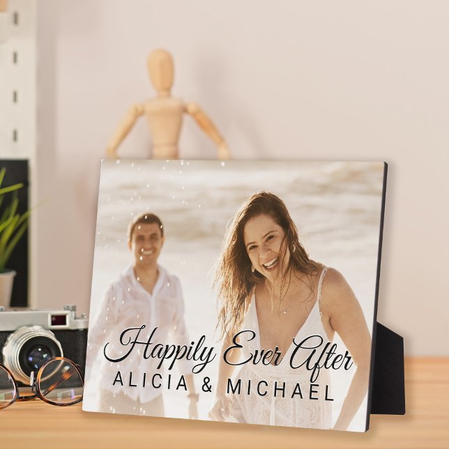 Family photo template wedding keepsake cute quote plaque (Creator Uploaded)