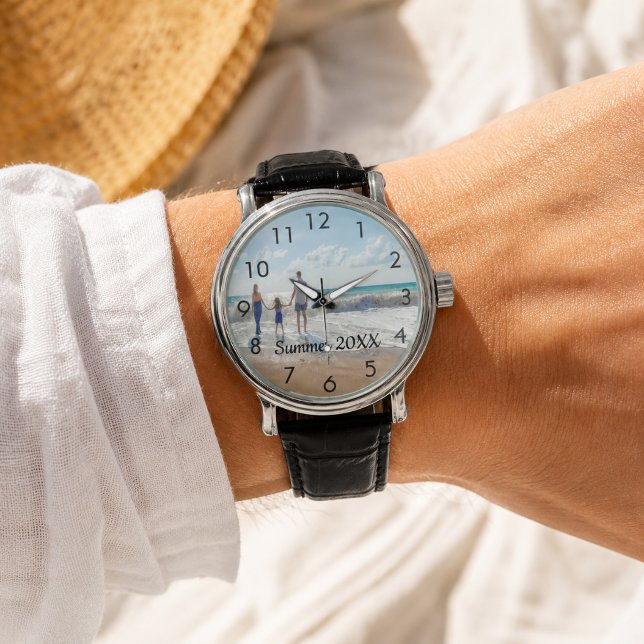 Family photo text watch (Creator Uploaded)